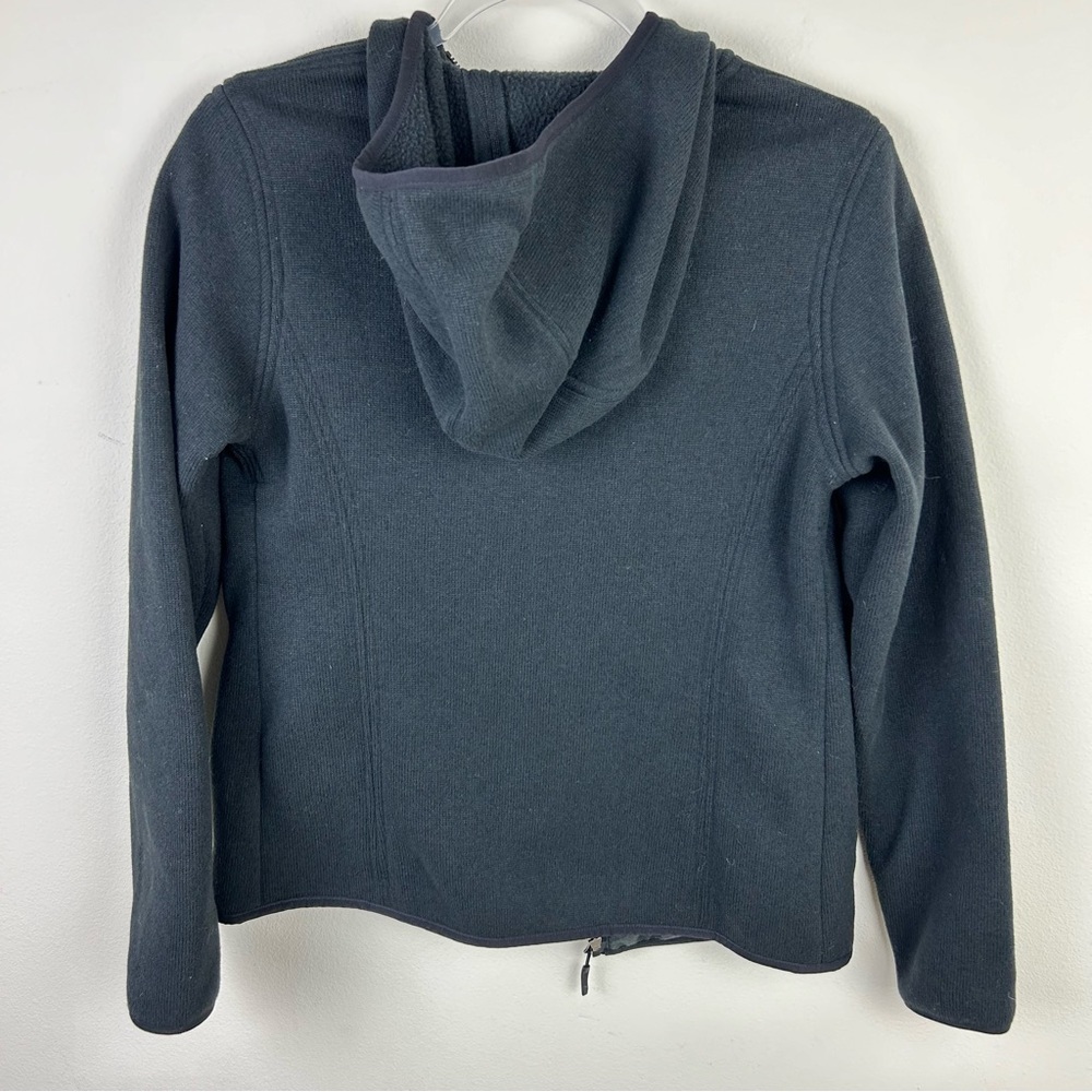 Marmot Women's black hooded fleece sweater size: M - Picture 13 of 15